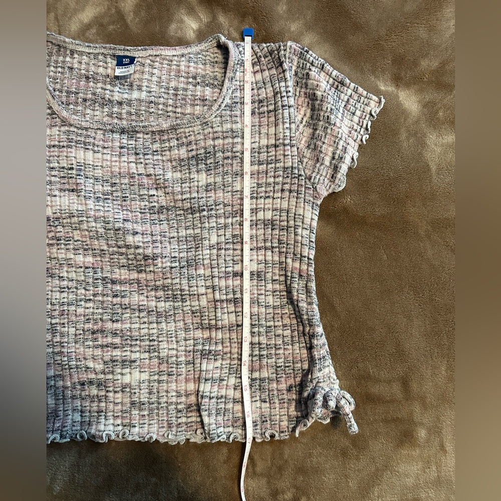 Old Navy Multicolor Ribbed Top - Picture 4 of 7